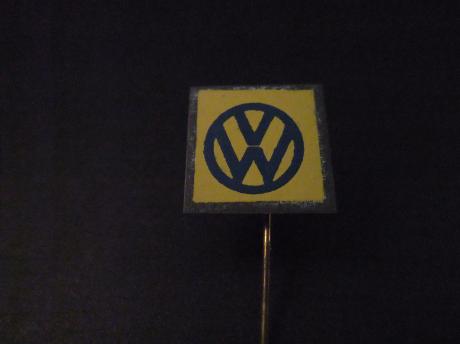 Volkswagen logo geel-zwart oud